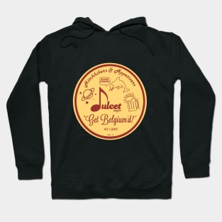 Hitchhikers and Appetizers Dulcet Lager Round Red Hoodie